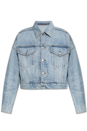 ブルゾン Vetements Denim Jacket VETEMENTS denim jacket Logo Denim Jacket PRM EU